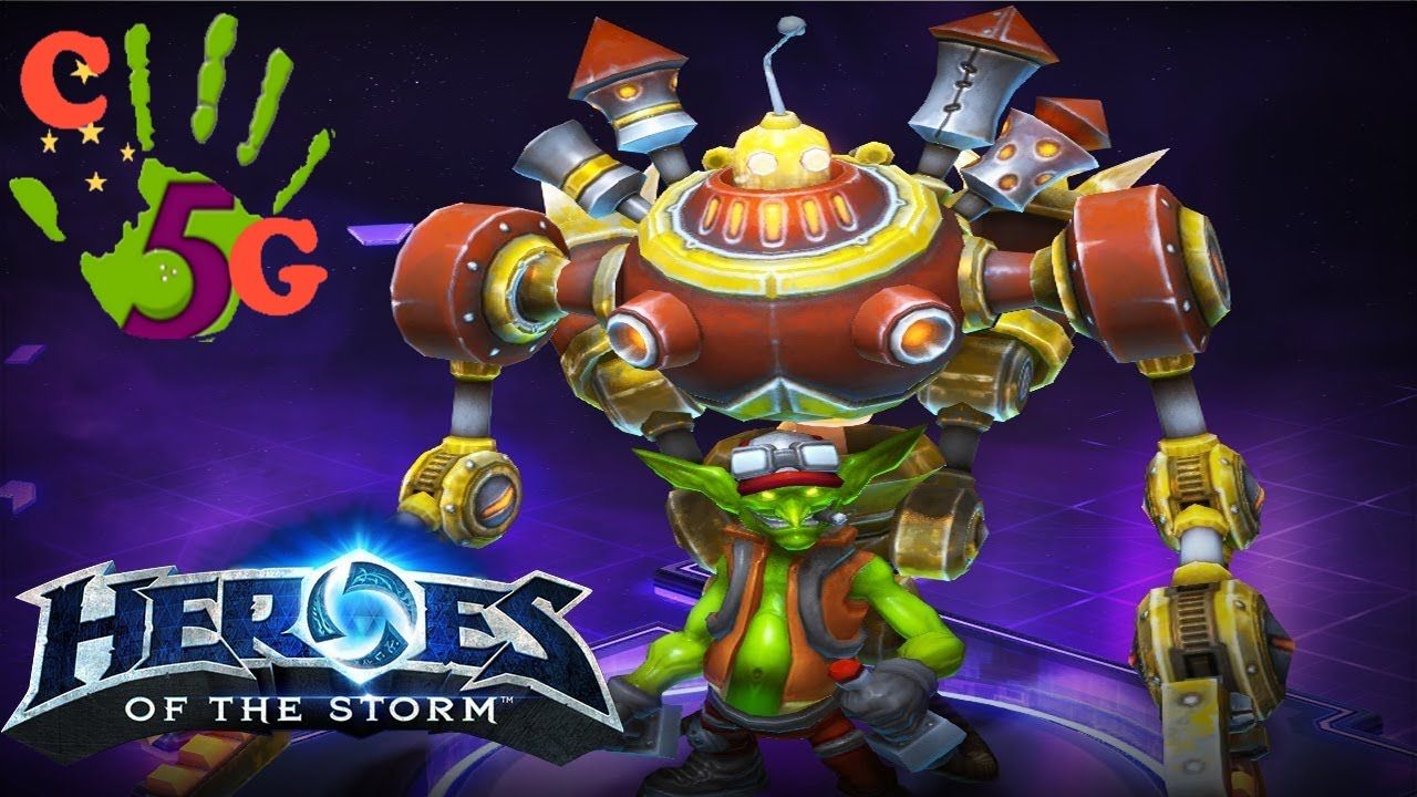 Heroes Of The Storm Gazlowe Gameplay Haunted Mines