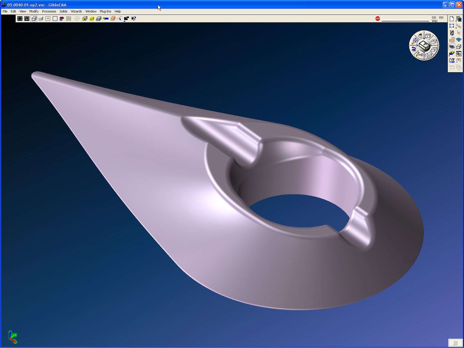Cam Software Modeling Interface Machining Solidsurfacer