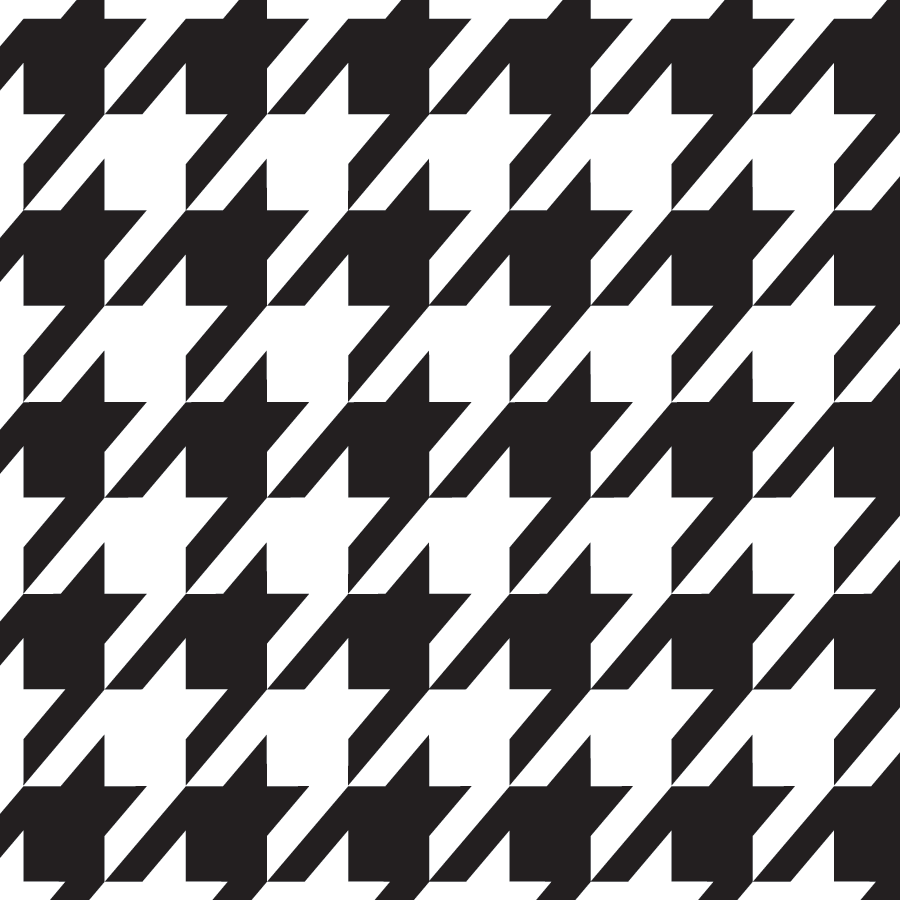 Black And White Houndstooth Pattern