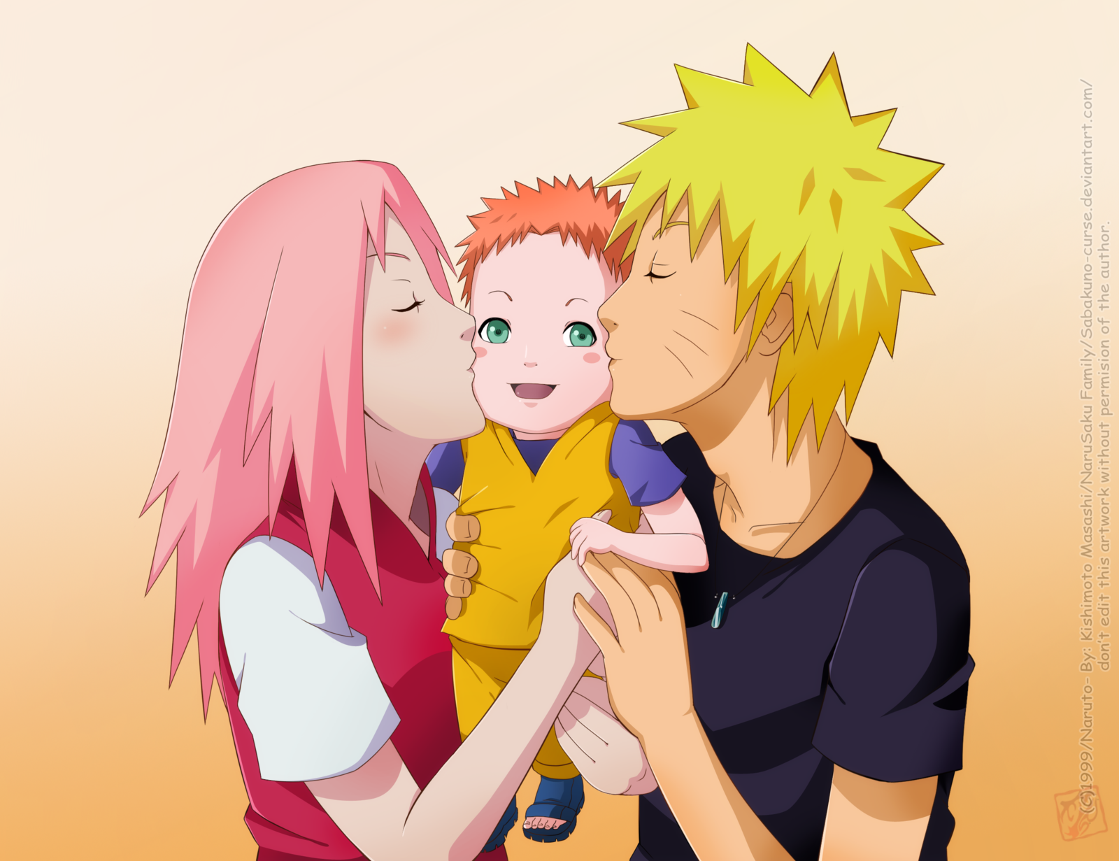 Naruto Sakura Family HD Anime Wallpaper
