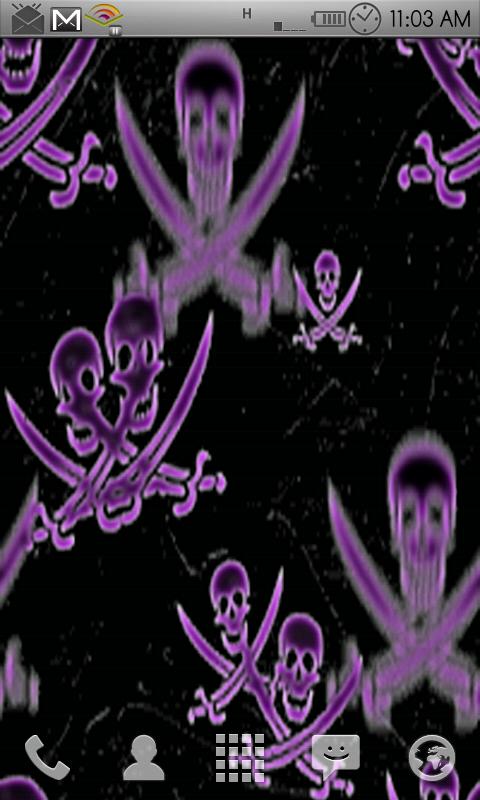 Purple Skulls Live Wallpaper Android Apps On Google Play