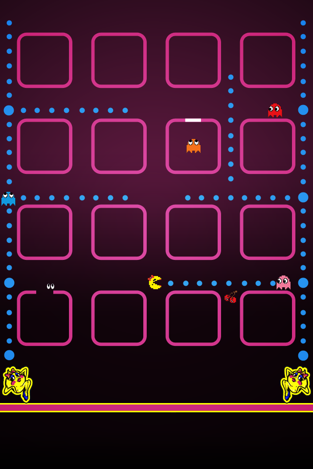 Ultimate Pac Man iPhone Ios Wallpaper Collection S