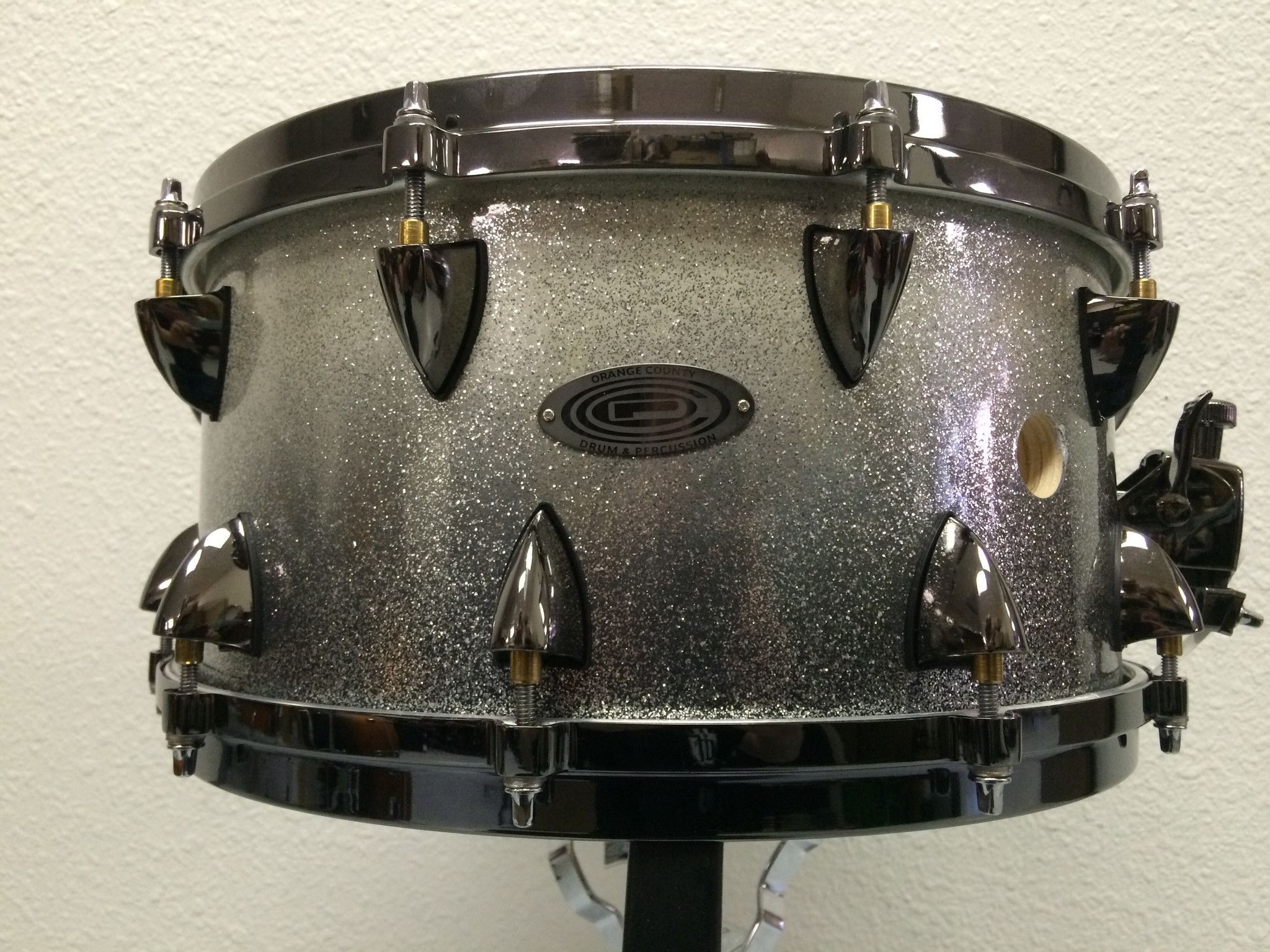 Ocdp 25ply Silver Burst Snare Drum Used Excellent