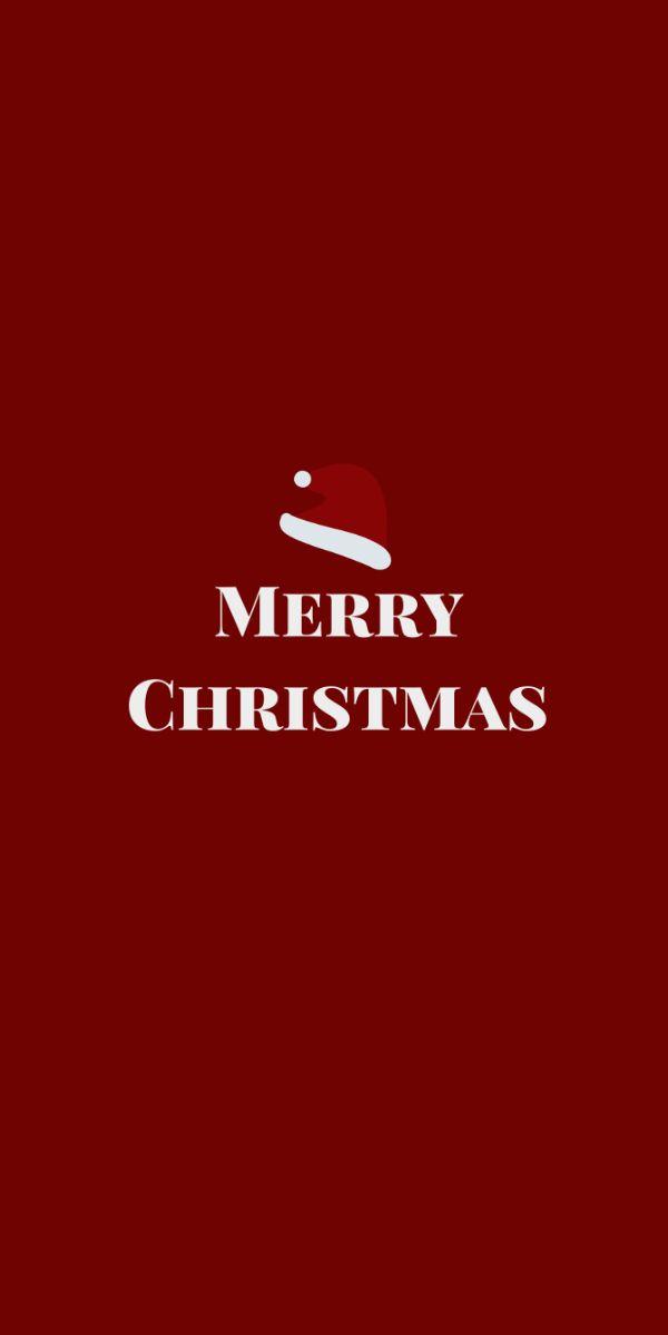 Merry Christmas red text on your gifts to celebrate Christmas