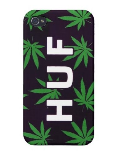 Huf Plantlife iPhone 4s Case Marijuana Weed Leaf Black Green