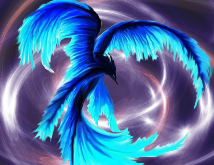Blue Phoenix By Amyjovampiregirl