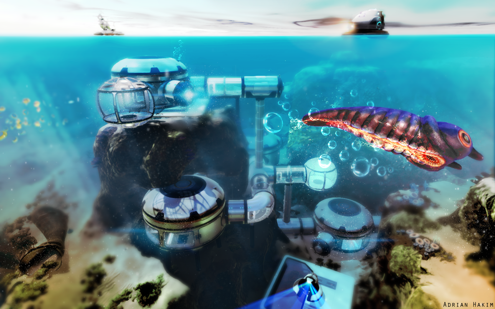Subnautica Base Wallpaper By Gameps