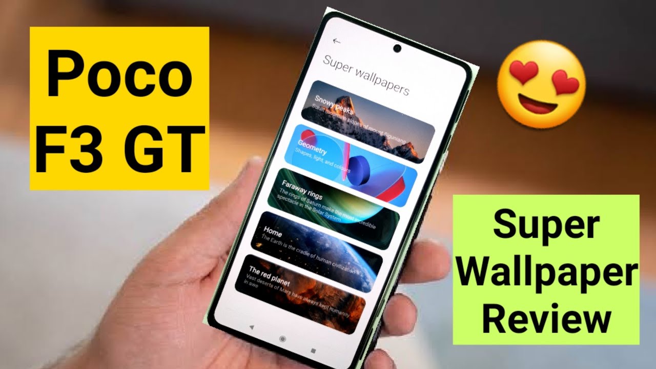 Poco F3 Gt Super Wallpaper Setup Re Must Try Cool Animations