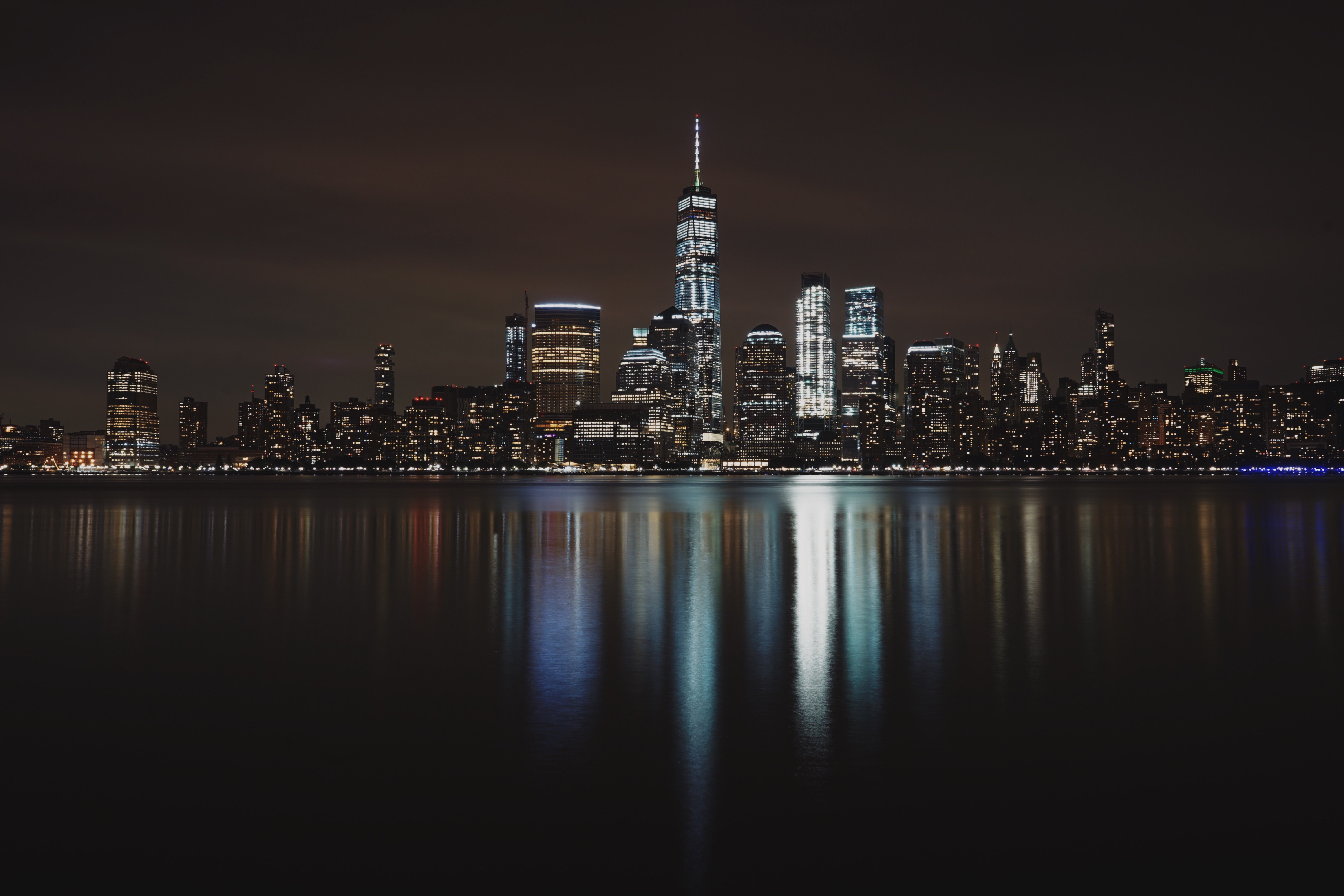 New York City Night HD World 4k Wallpaper Image Photos And Picture