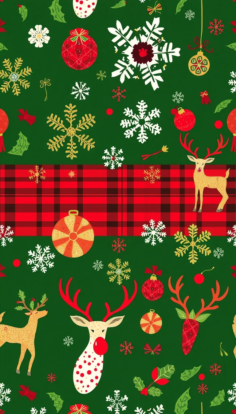 Preppy Christmas Wallpaper