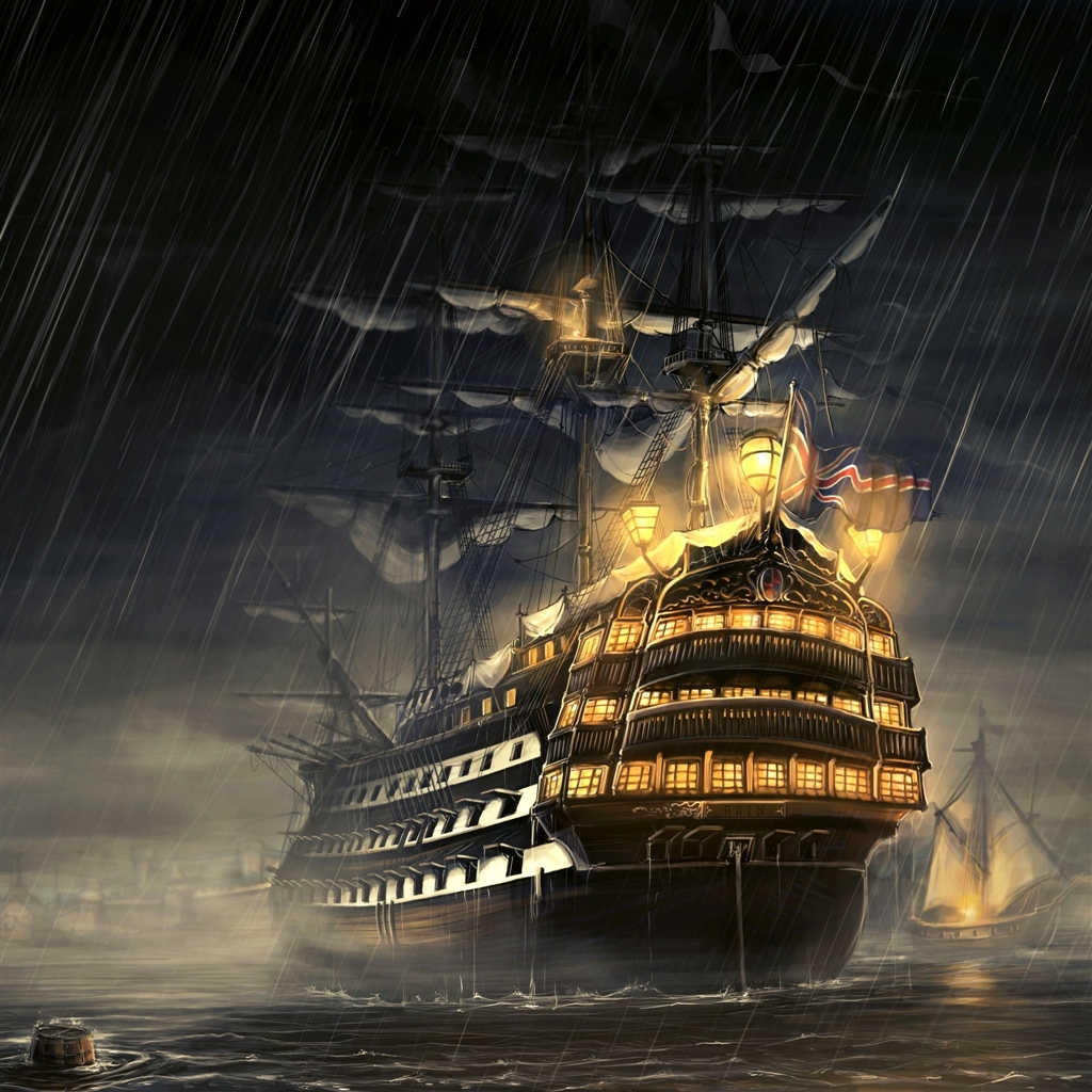 Pirate Ship iPad Air Wallpaper iPhone