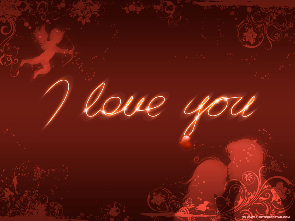 Cute I Love You Wallpaper HD Widescreen With Photo Of
