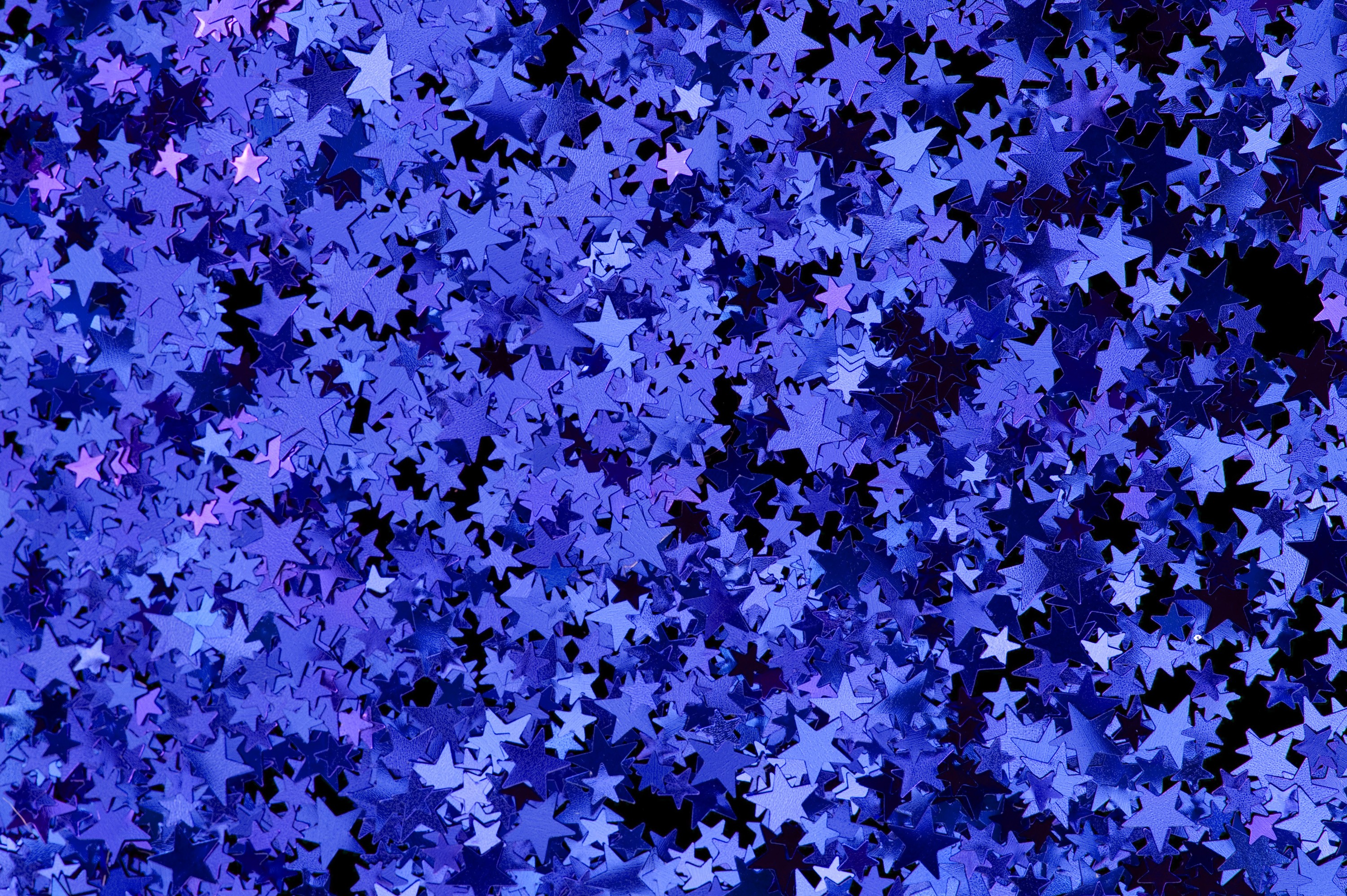 Blue Glitter Background Wallpaper