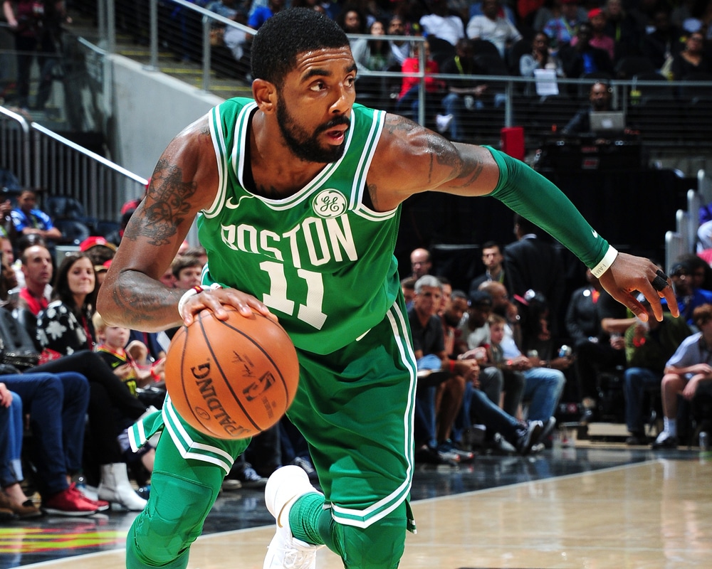 Kyrie Irving Drops Season High Points Leads Celtics To