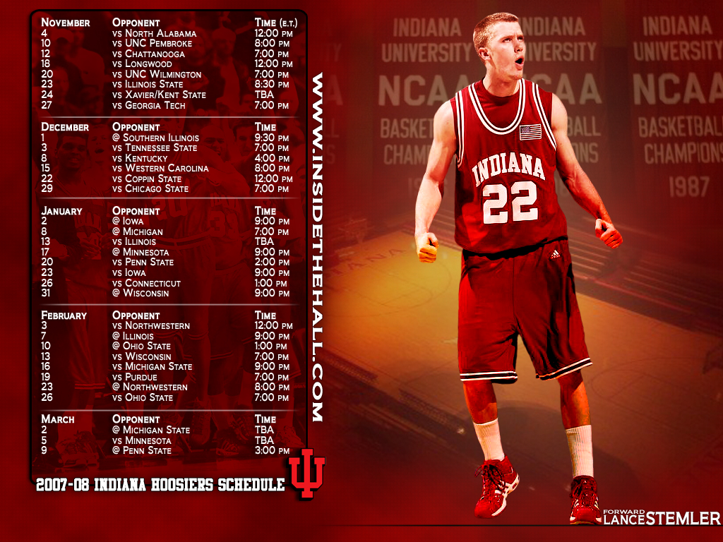 Desktop Wallpaper Inside The Hall Indiana Hoosiers Basketball