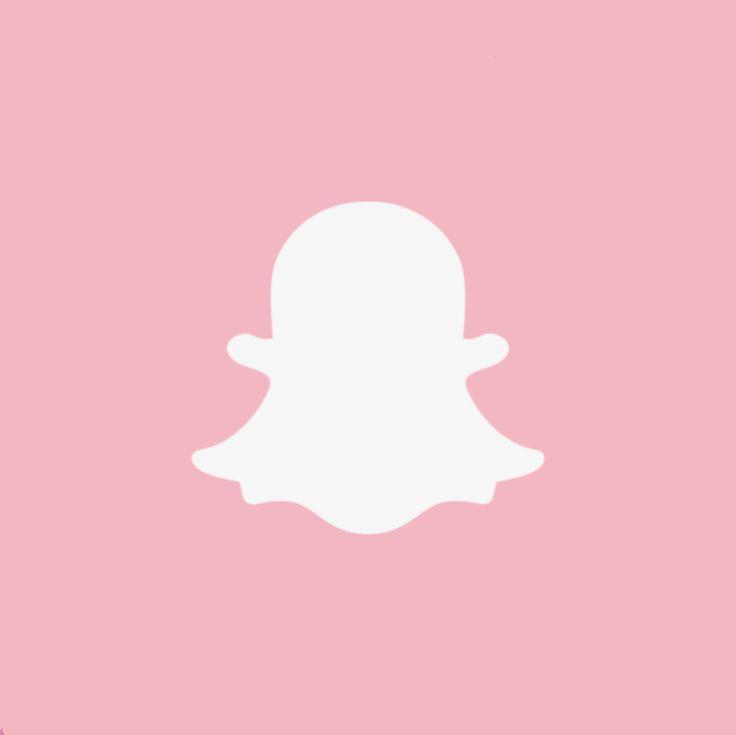 Pink Snapchat Icon Wallpaper iPhone