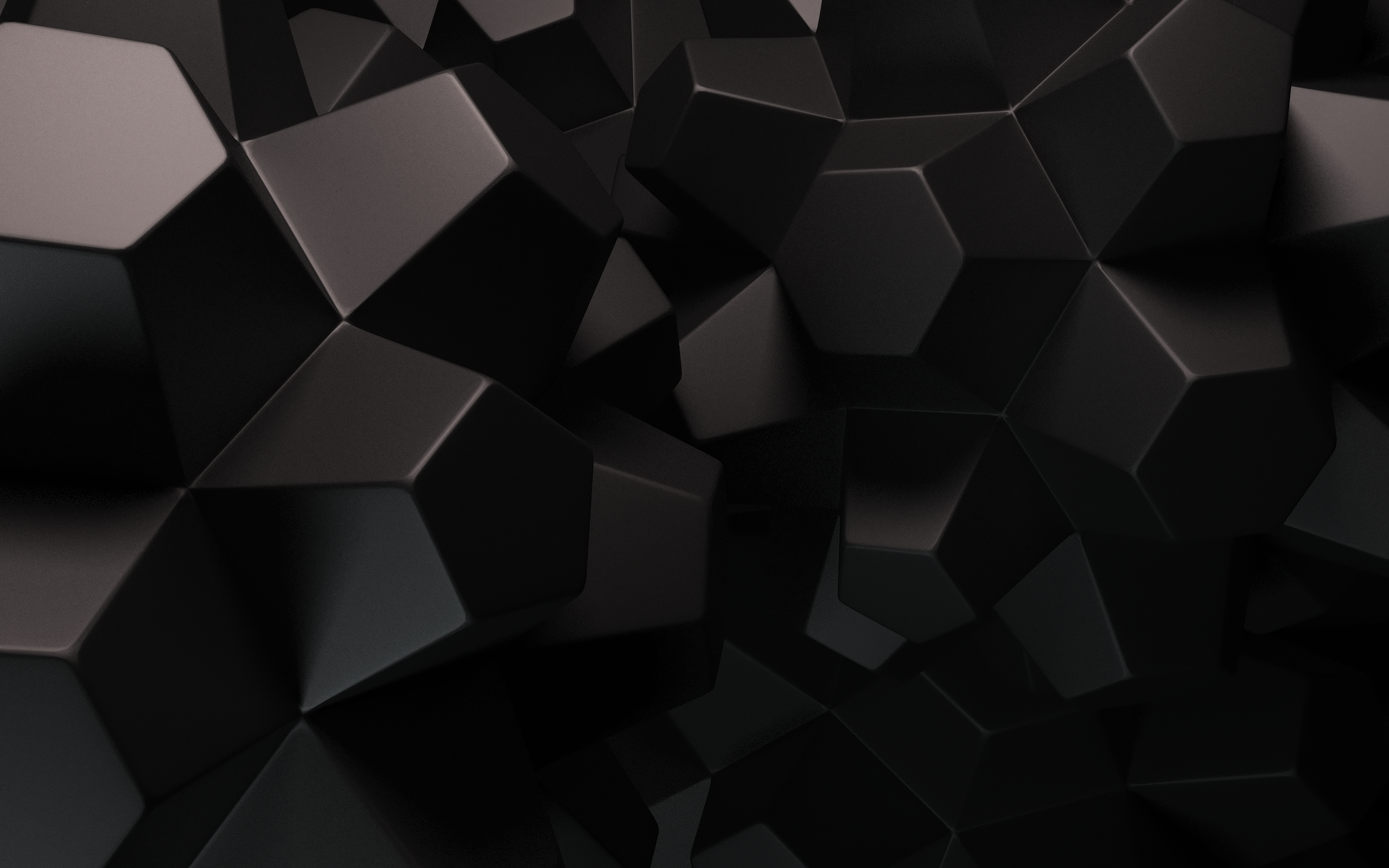 Geometric Wallpaper Black 1 2560x1600
