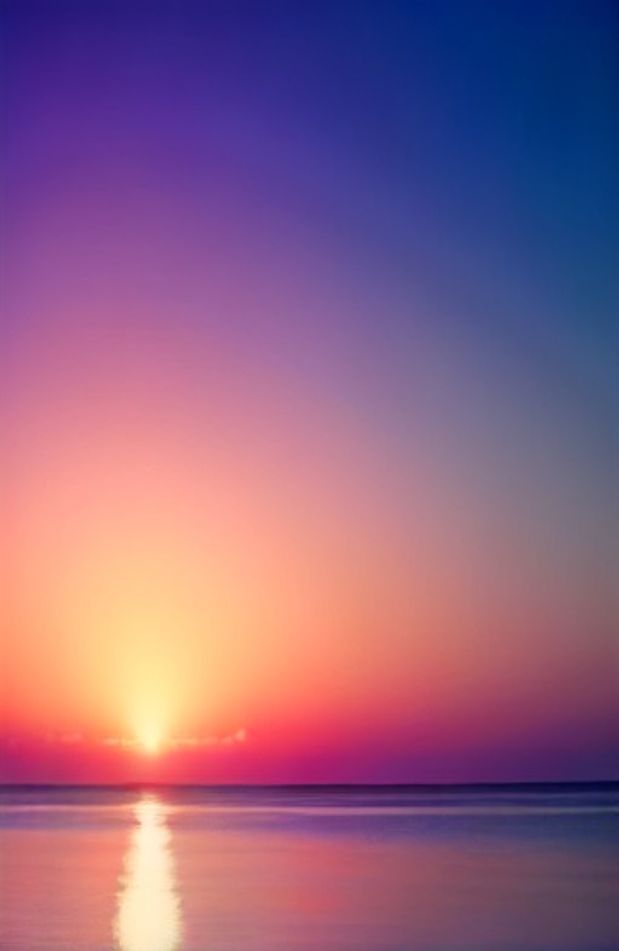 Pink Beach Sunset Wallpaper