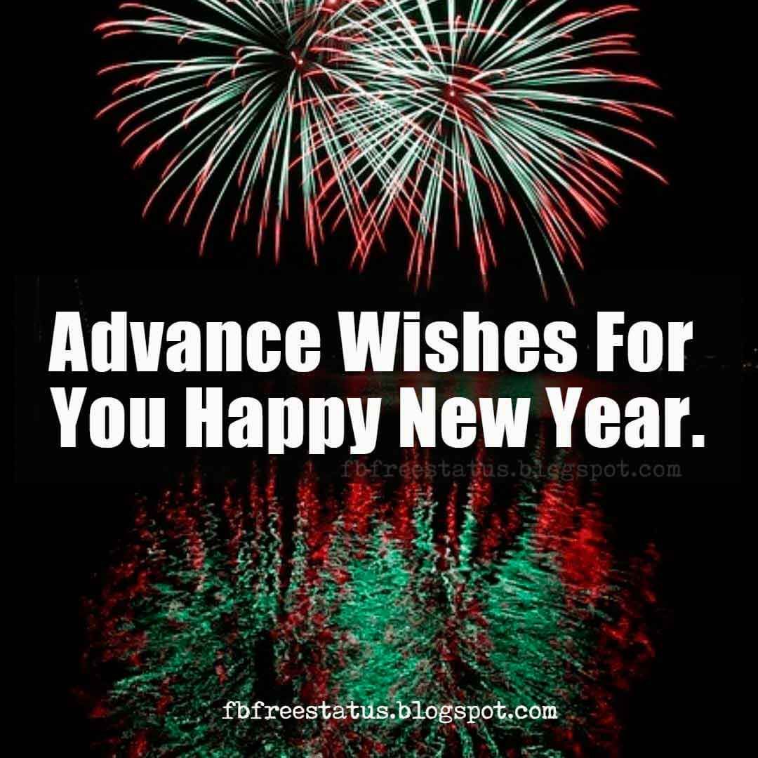 Advance Happy New Year Image Wishes And Quotes