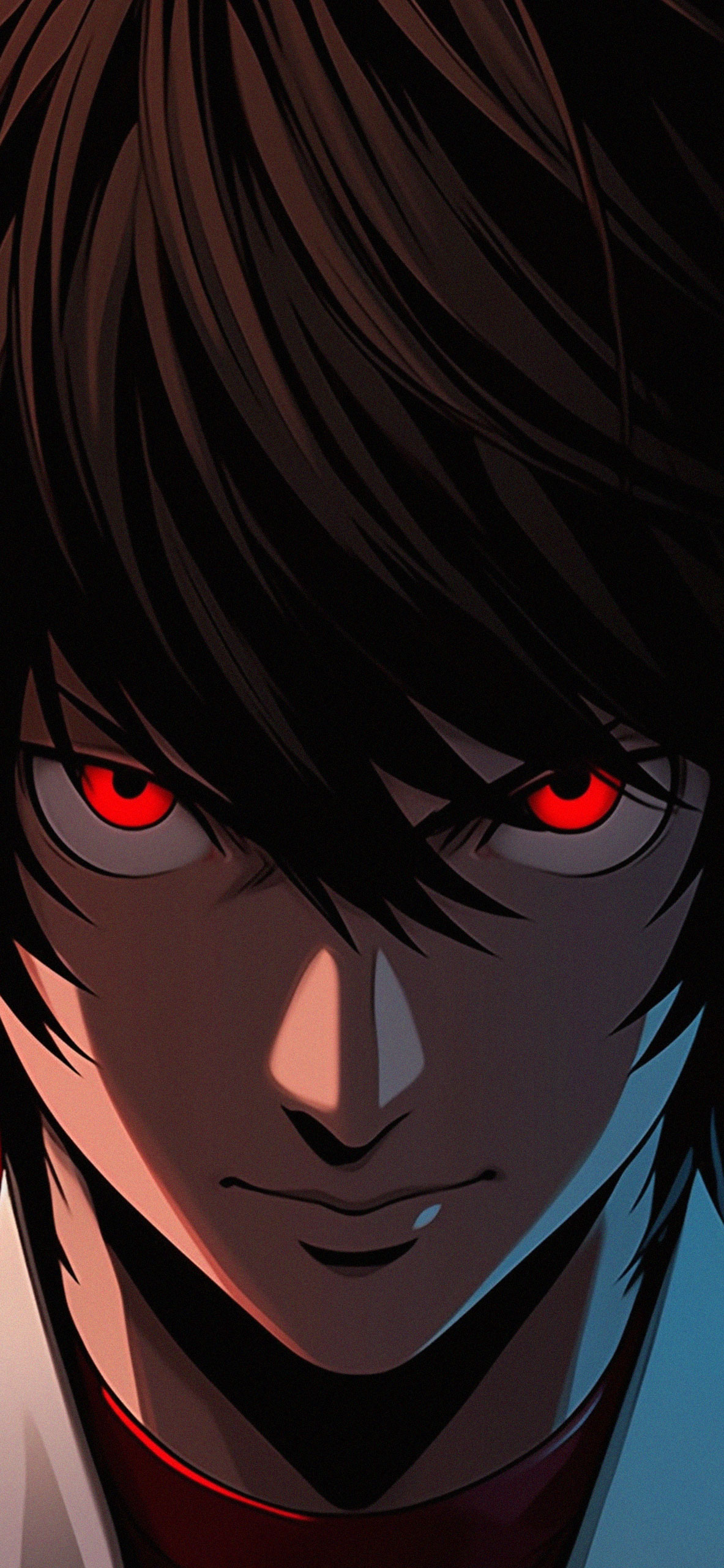 Death Note L Amoled Wallpaper Dark Anime iPhone