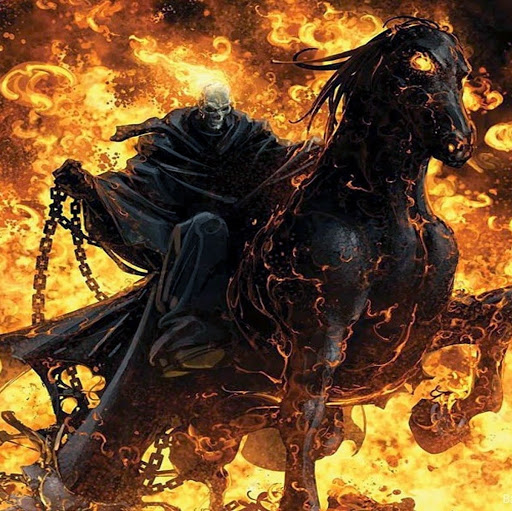 Ghost Rider Fire Skull Poster Wallpaper