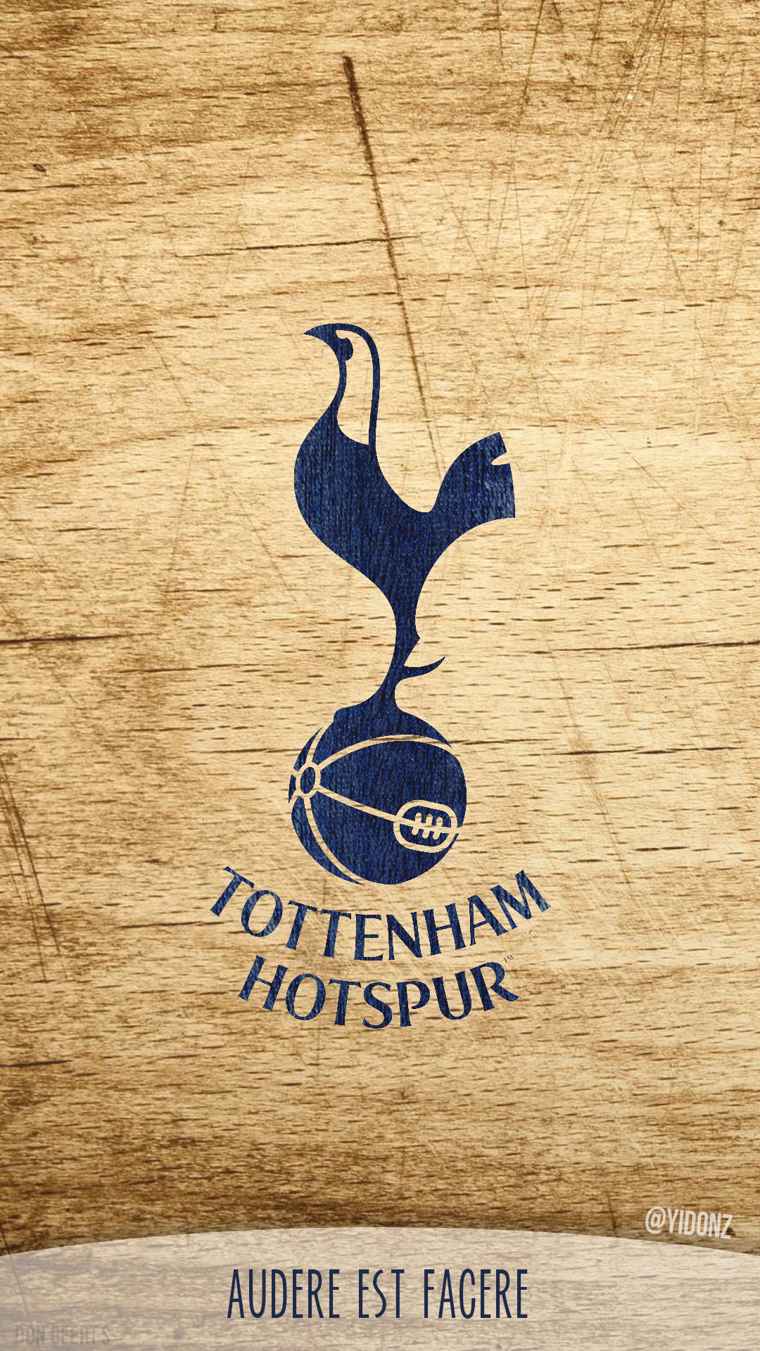 Tottenham Hotspur Logo Wallpaper For Phones By Donioli