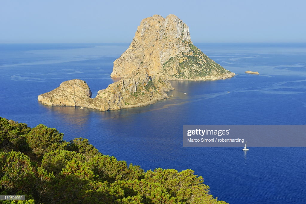 Torre Des Savinar And Es Vedra Islands In Background Ibiza