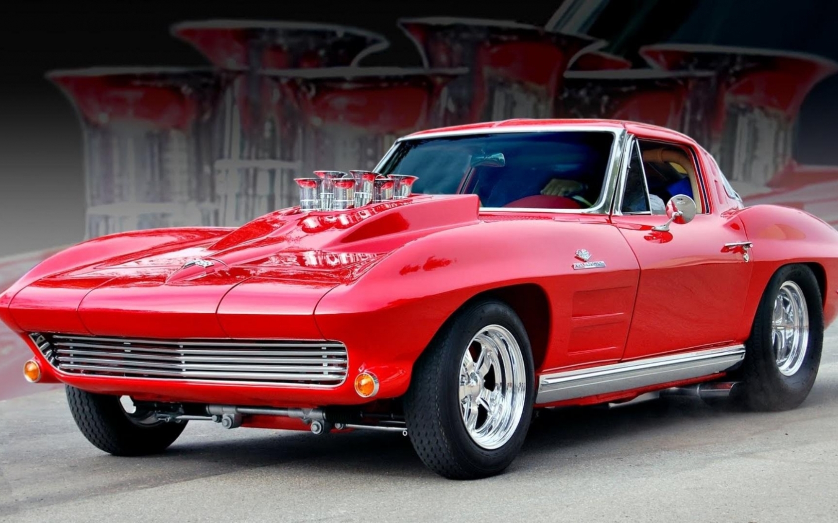 Red Vette Wallpaper In Cars Vehicles With All