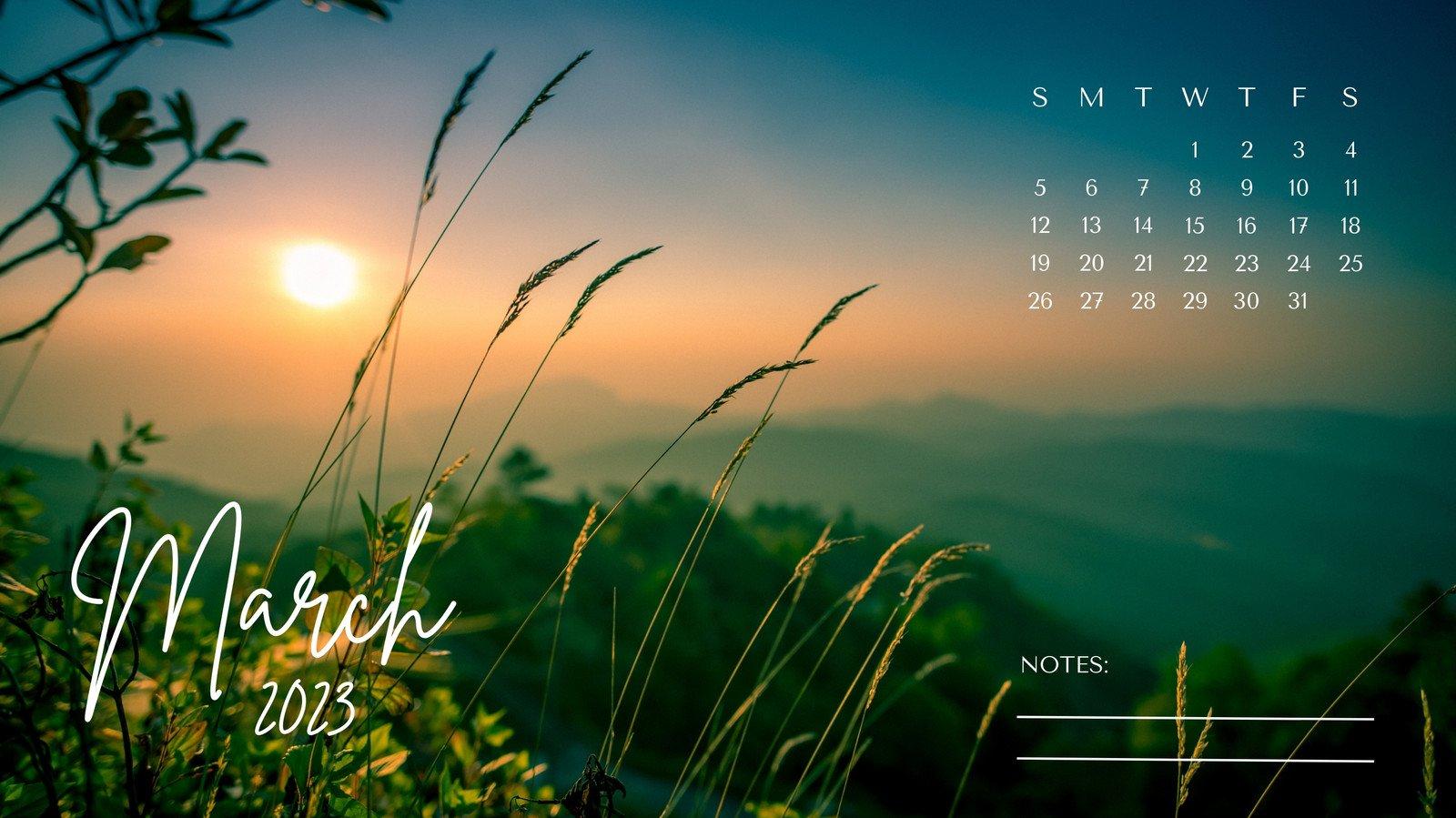 Page Free and customizable nature desktop wallpaper templates
