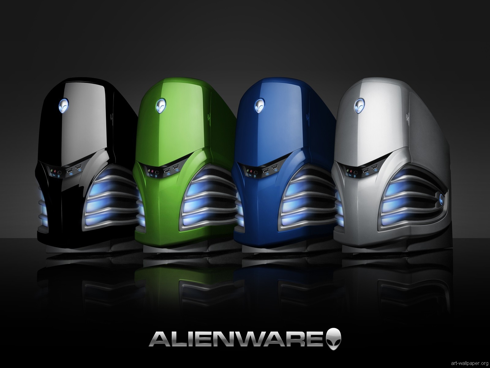 Alienware Desktop HD Wallpaper Blue