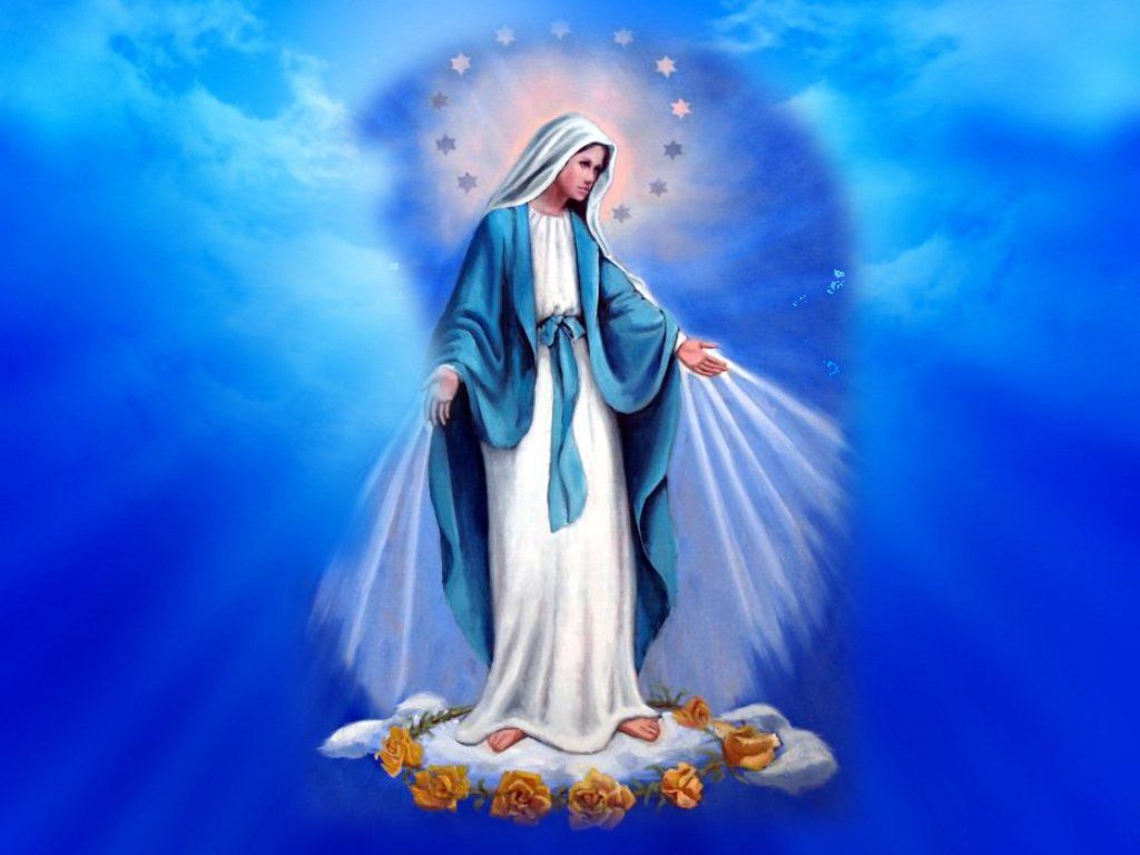 Virgin Mary Christ Christianity Jesus Mother Wallpaper With