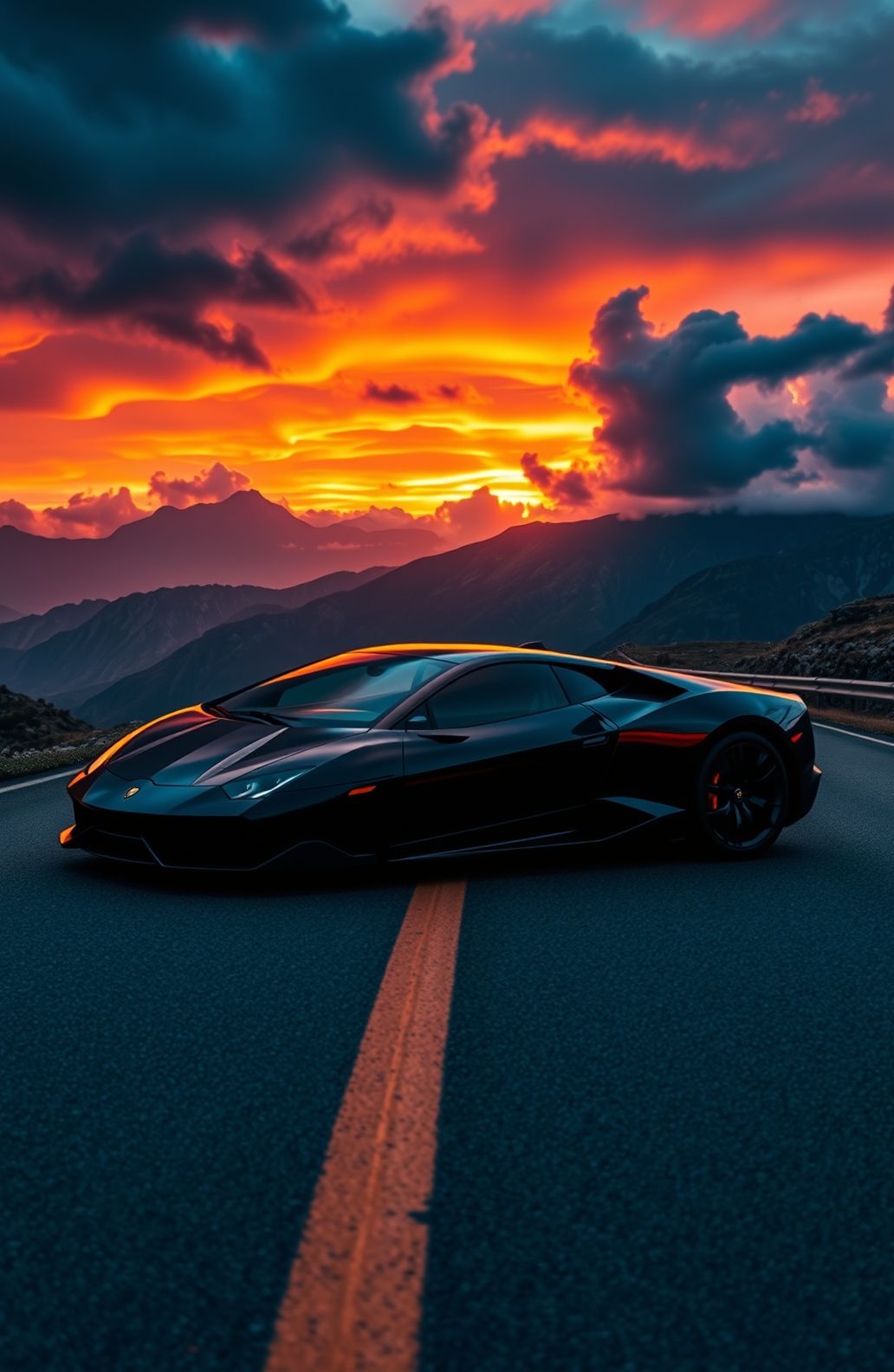 Black Lamborghini Wallpaper
