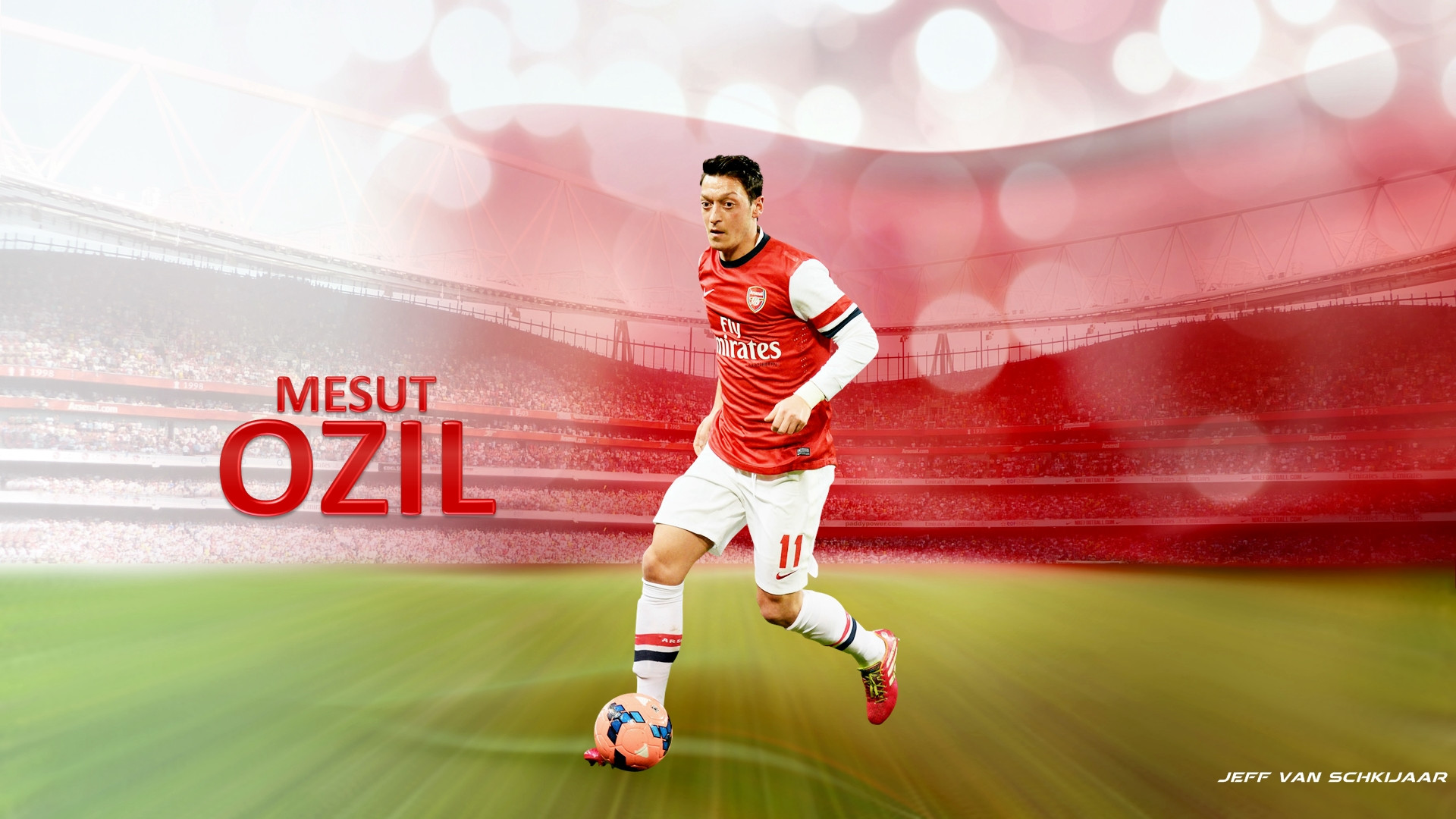 Mesut Ozil Arsenal Football Club High Quality Wallpaper