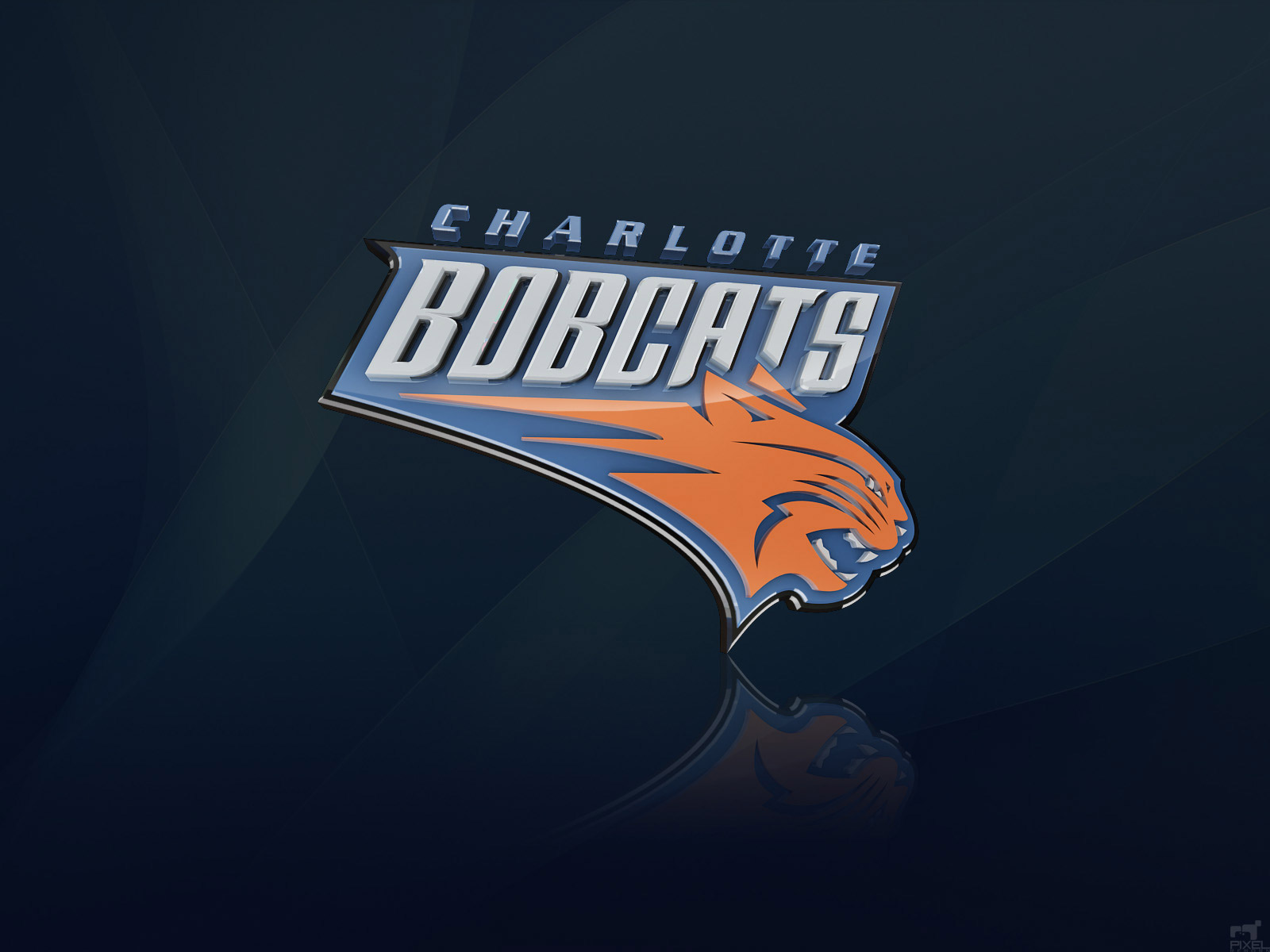 Charlotte Bobcats 3d Logo Wallpaper Basketball