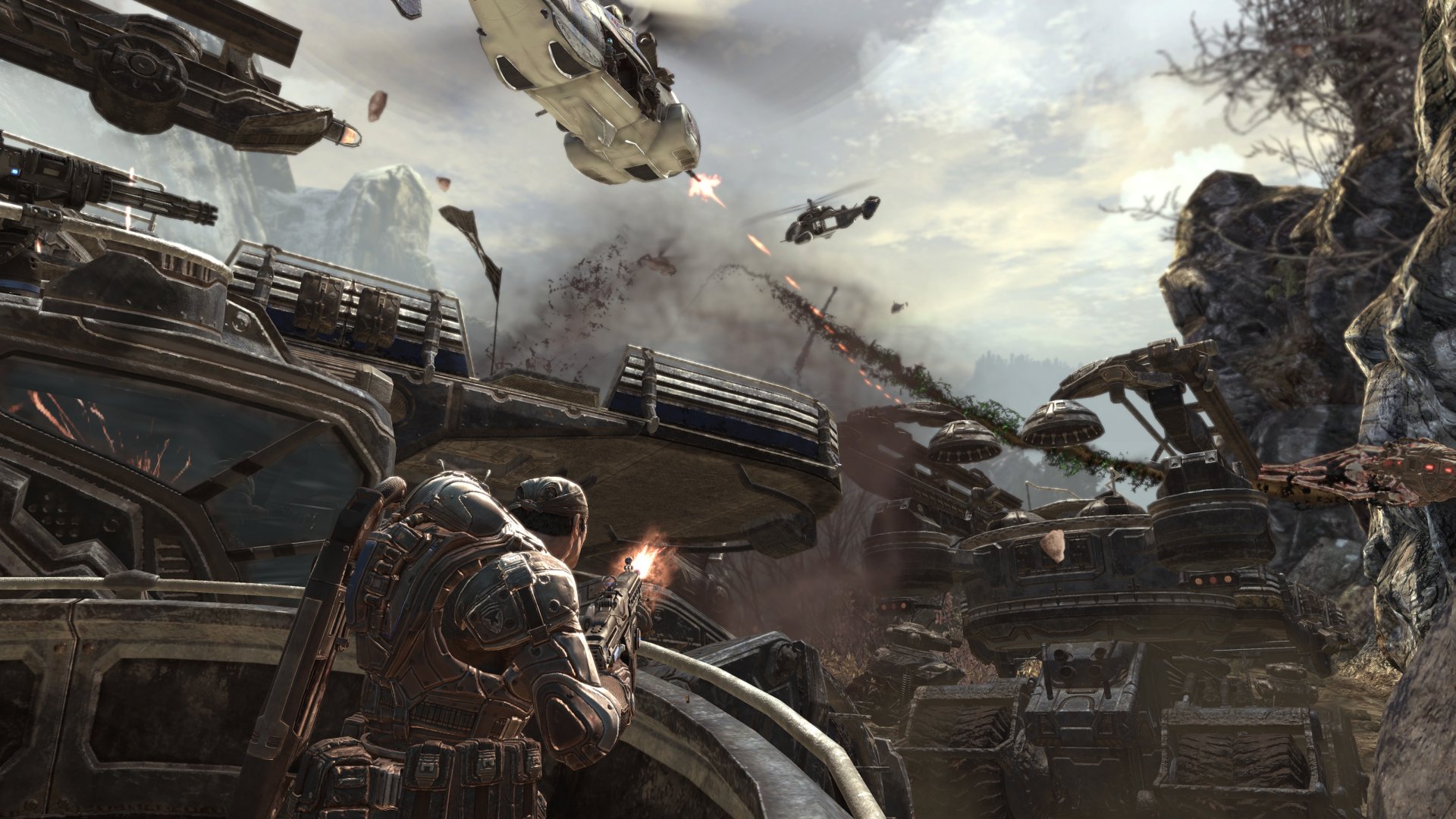 Url Xbox Wallpaper Gears Of War Battlescene