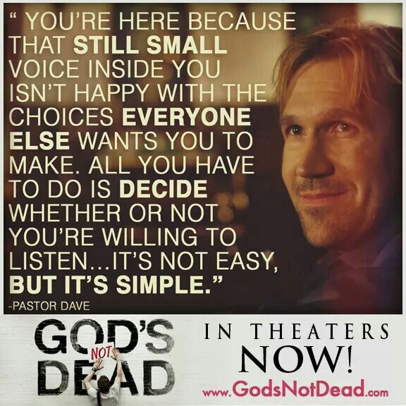 God S Not Dead Movie Quote