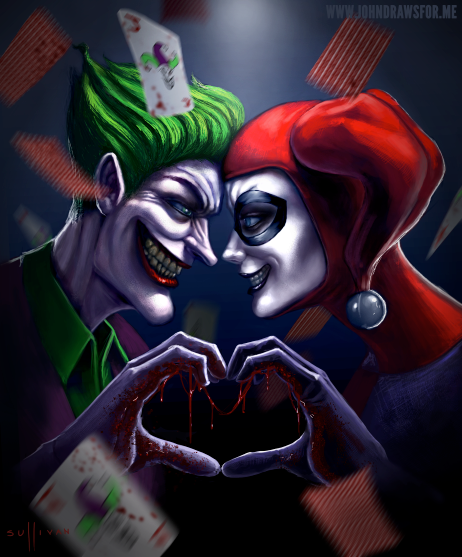 Joker And Harley Quinn By Sullyman