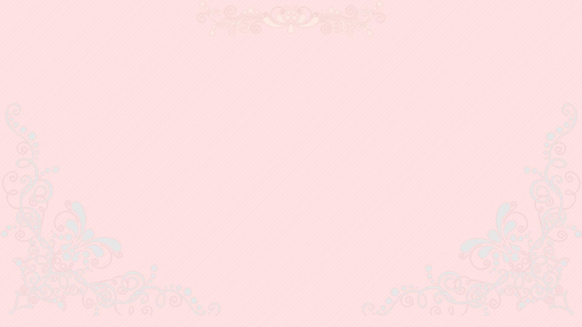 Pink Scrolls Pastel Aesthetic Laptop Wallpaper