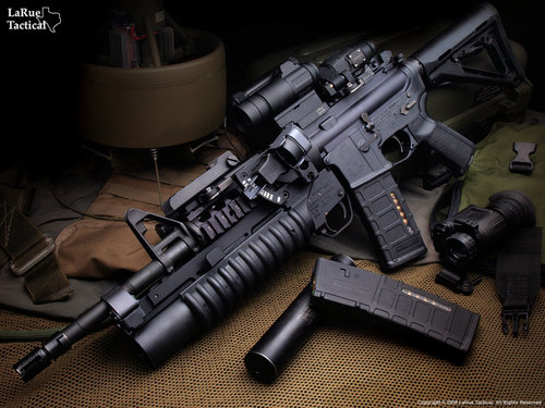 Colt M4 Carbine SOPMOD STYLE with KAC RAS Handguard KAC Vertical