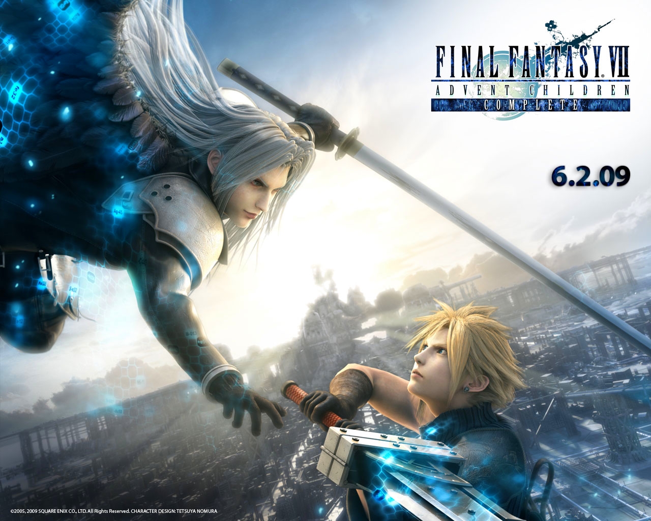 Final Fantasy Advent Children Plete Vii Ff7 Ffvii Cloud Strife Vs