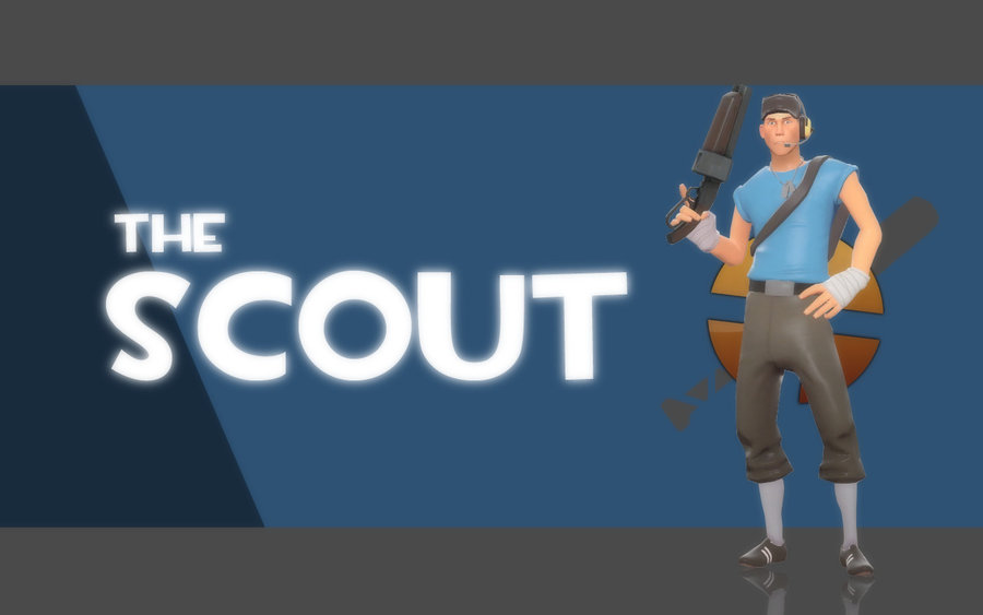 Tf2 Blu Scout Wallpaper By