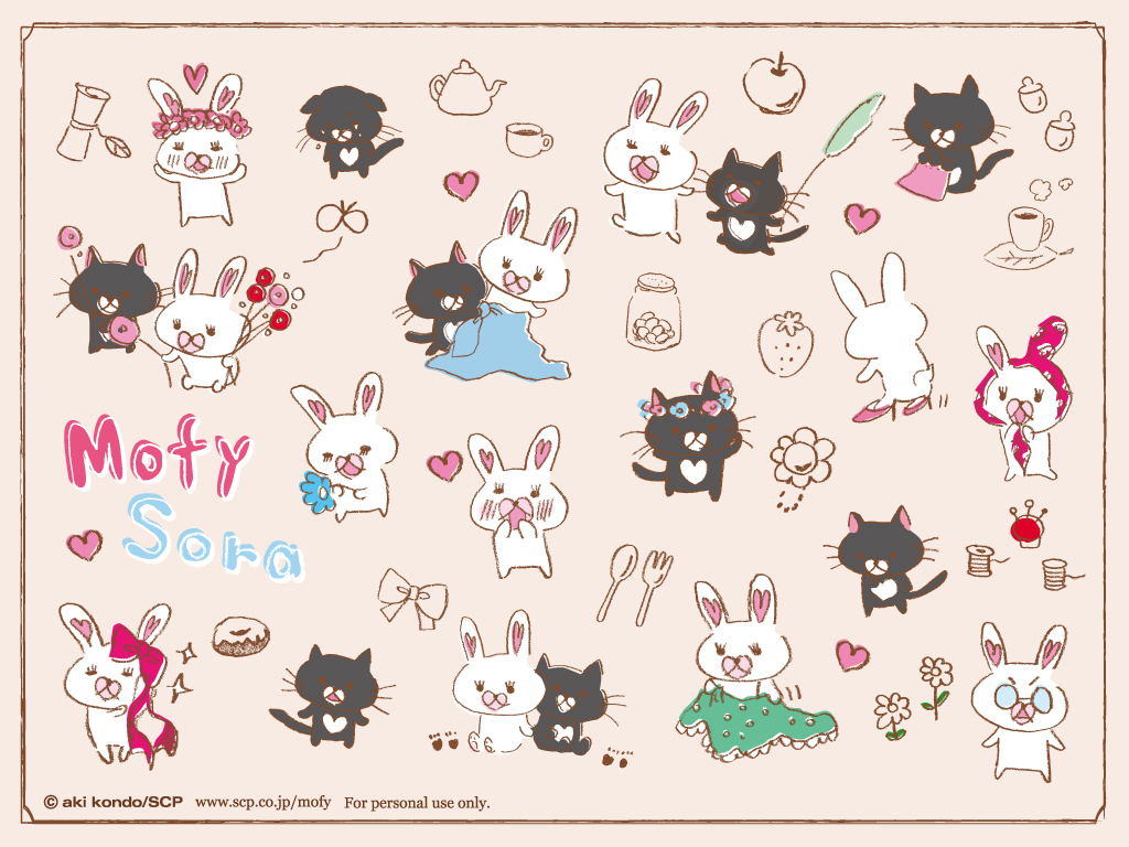 Mofy Wallpaper Pink Kawaii