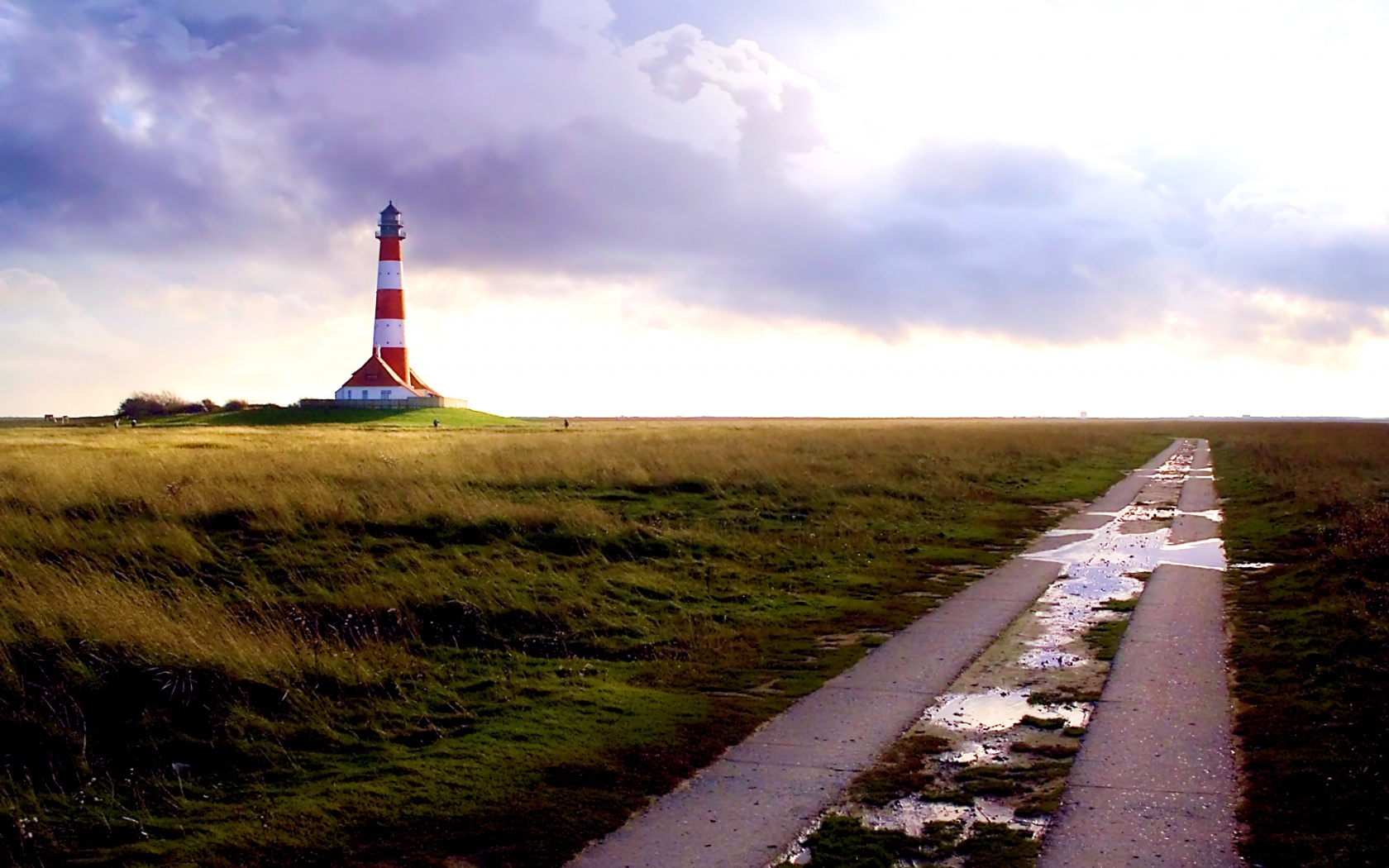 Near Lighthouse Wallpaper Hd