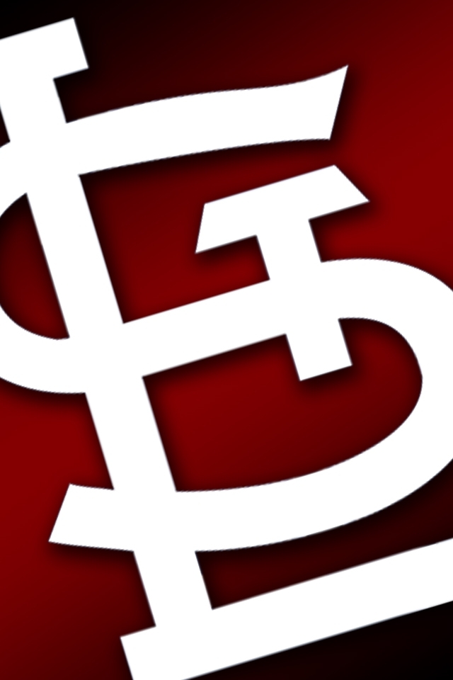 St Louis Cardinals Logo iPhone 4s Wallpaper