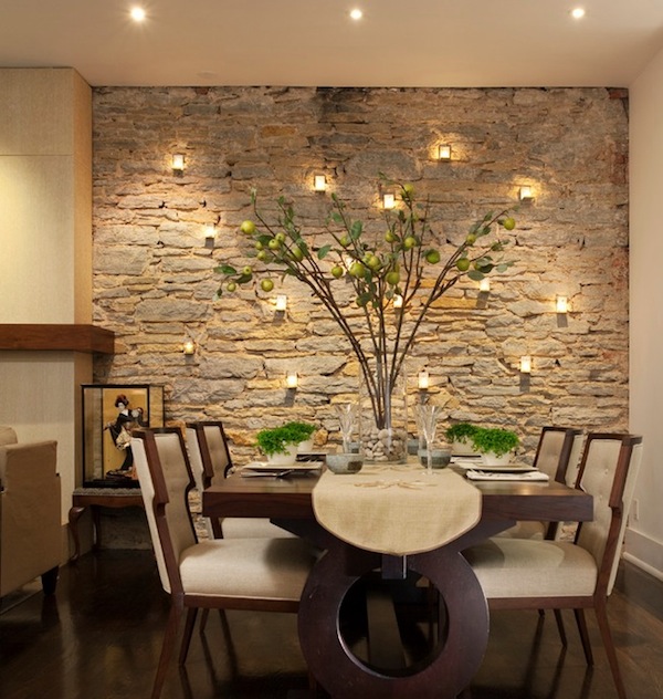 Dining Room Accent Wall Stone Deciding On The Perfect