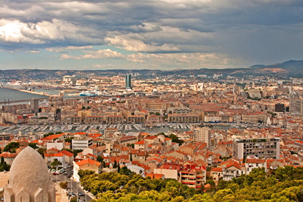 Fotos von Marseille Frankreich Von oben Haus Stdte