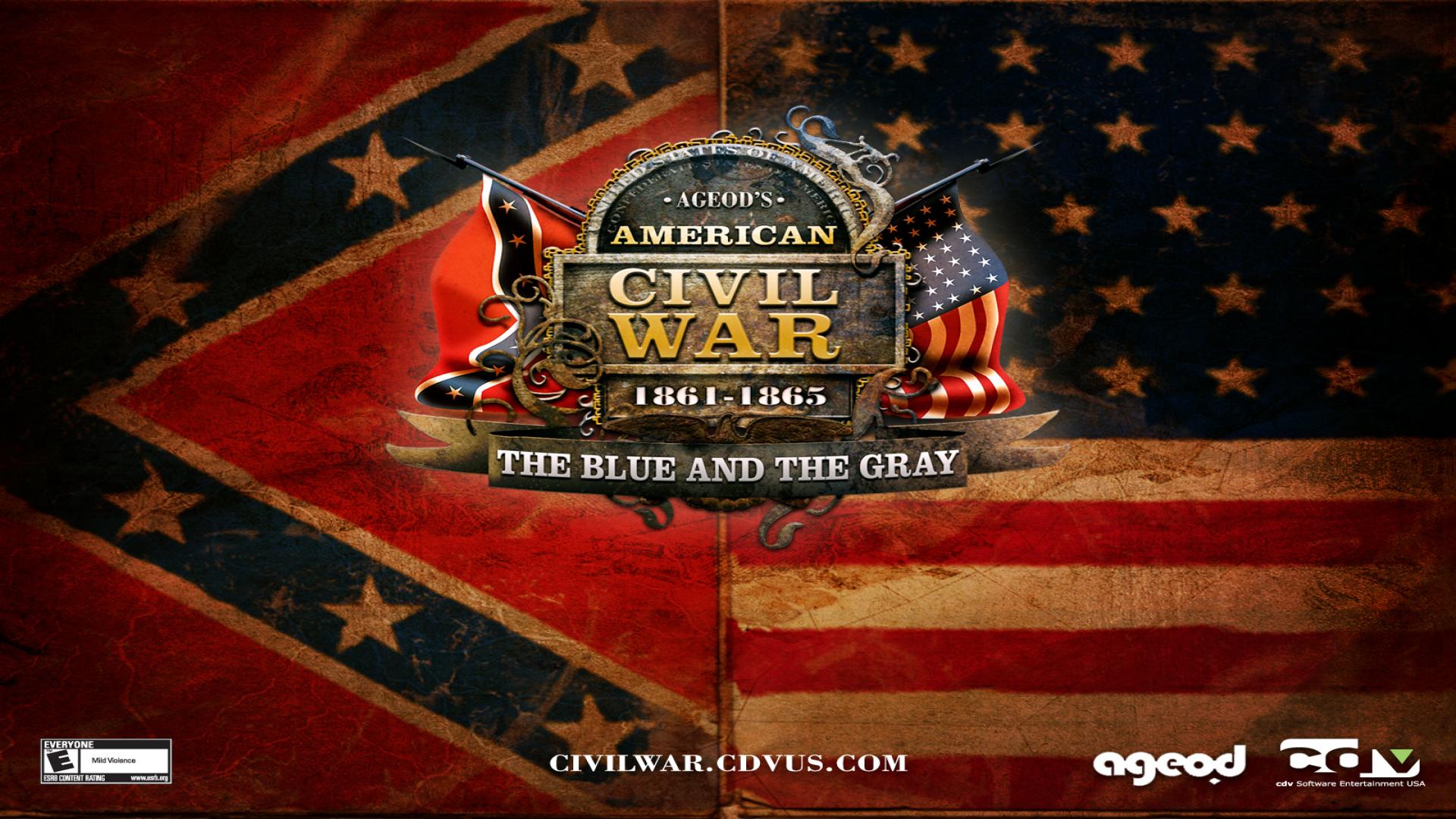 American Civil War The Blue And Gray Wallpaper