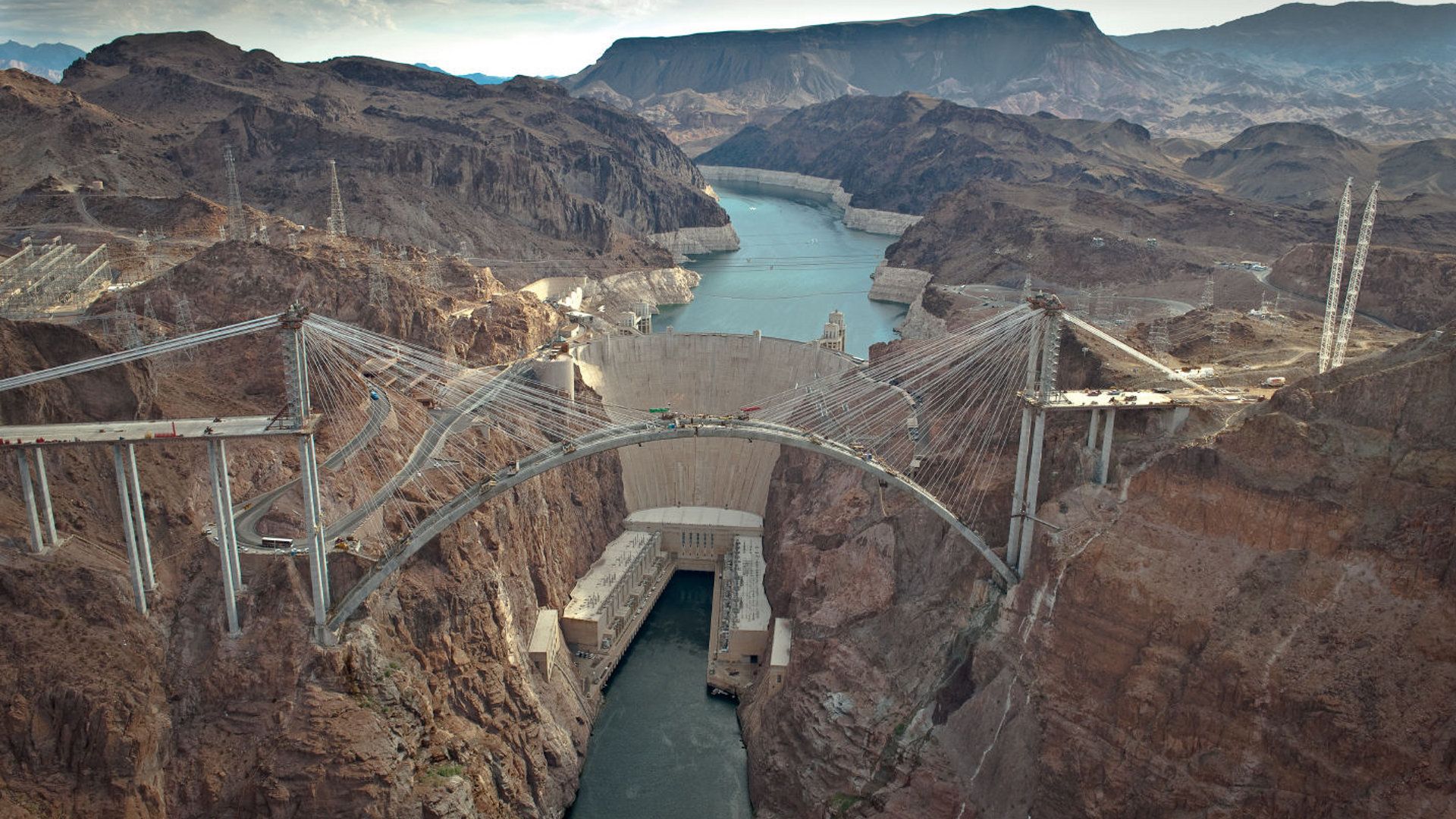 Known Places Hoover Dam Bypass Desktop Wallpaper Nr