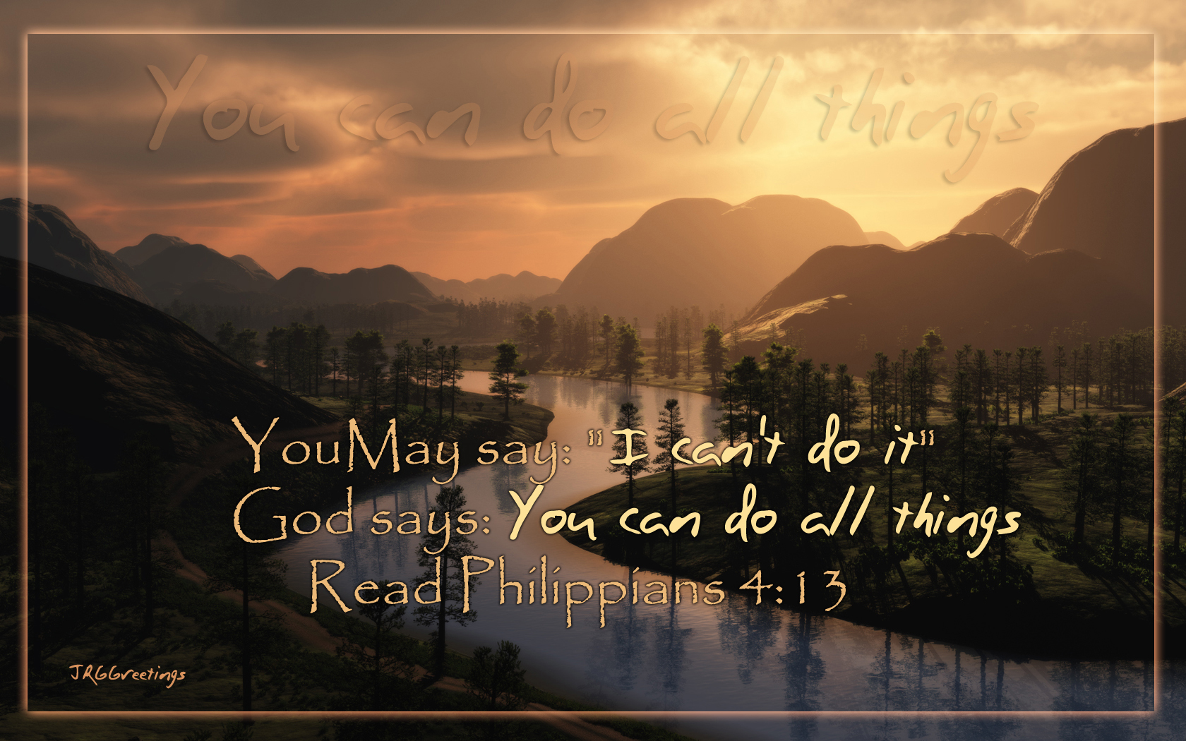 Philippians You Can Do All Things Wallpaper Christian