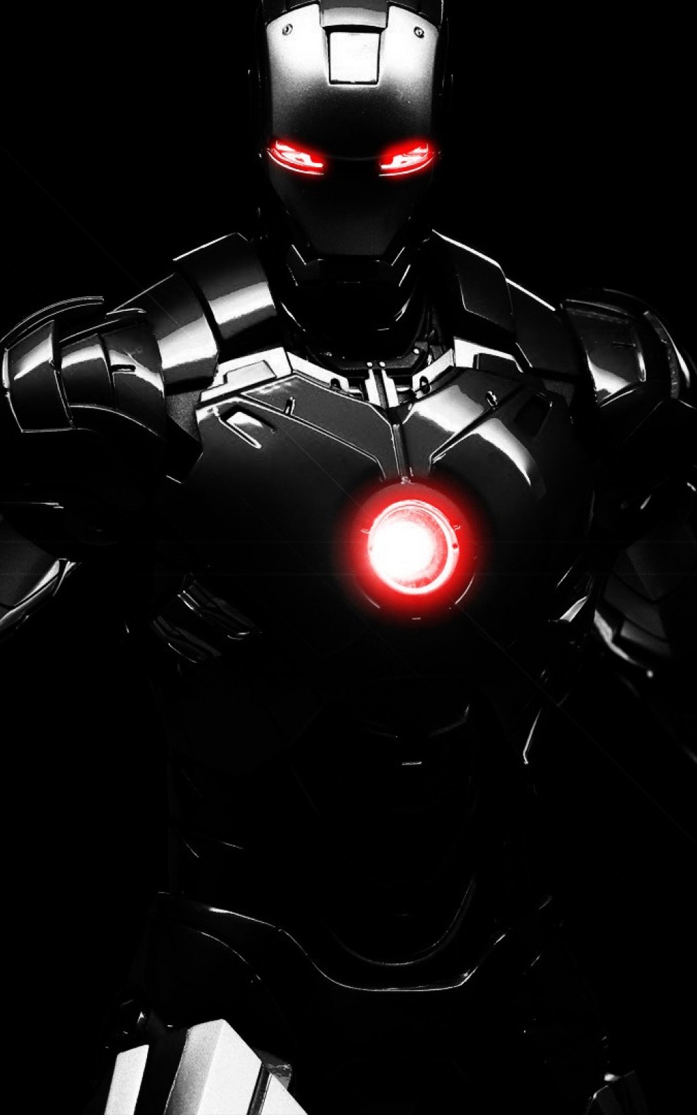 Iron Man Black Armour Android Wallpaper